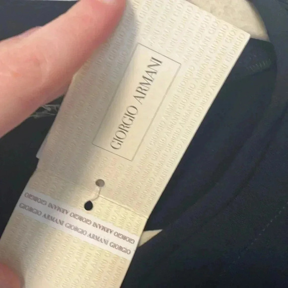 NWT  Giorgio Armani Mani silk blend black button blouse jacket - Picture 4 of 8